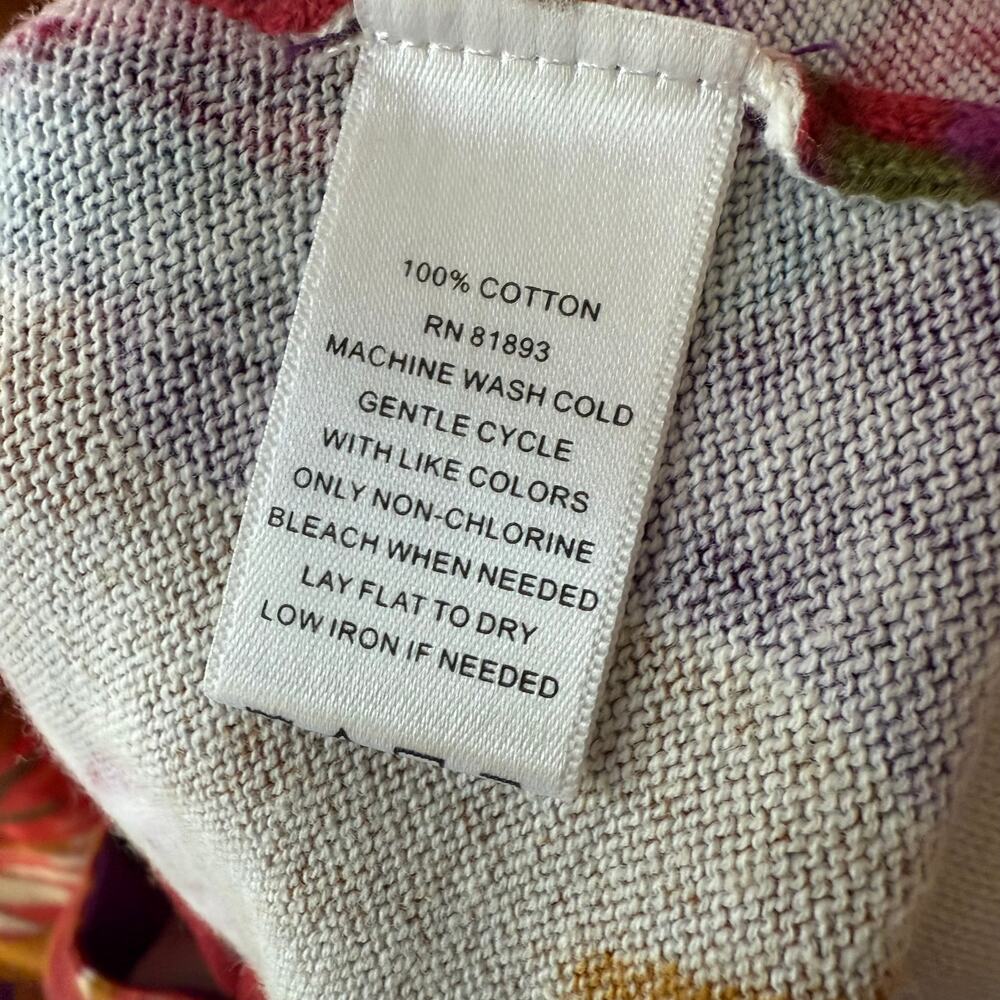 NWOT Isaac Mizrahi Crewneck Buttondown cardigan size M - Picture 7 of 10